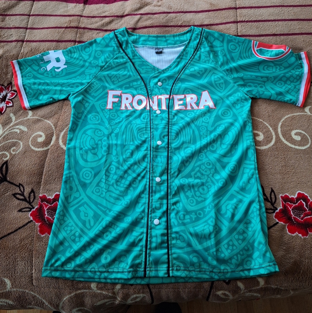 Grupo Frontera Baseball Jersey - Size L - Green